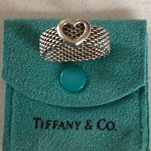 Tiffany and Co Heart Mesh Ring